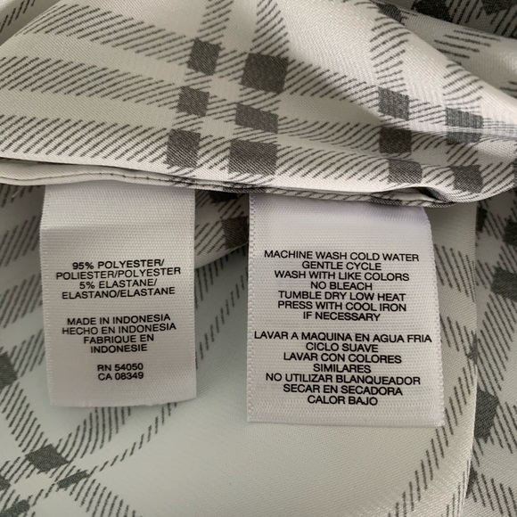 Jones New York Plaid Blouse - Picture 6 of 10